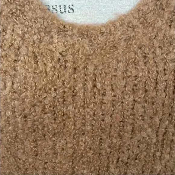 NAP "Calvera" Oversized Teddy Sweater In Tawny Size Medium New With Tag! - Picture 10 of 12